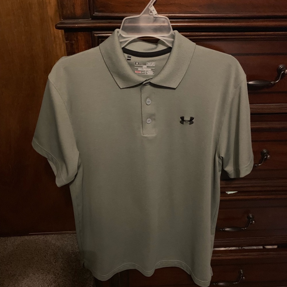 Under armour performance polo men’s medium gray